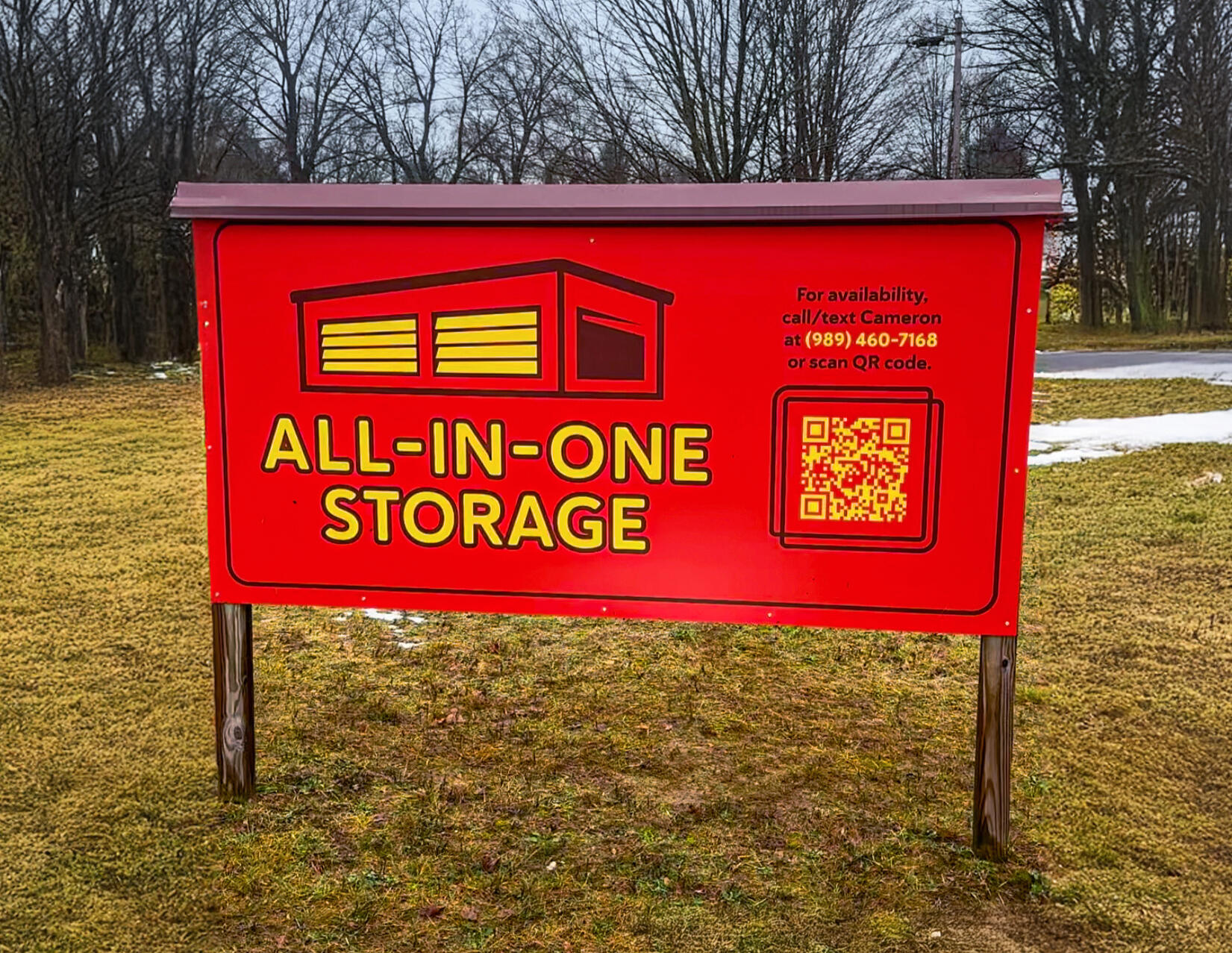 All-In-One Storage Sign
